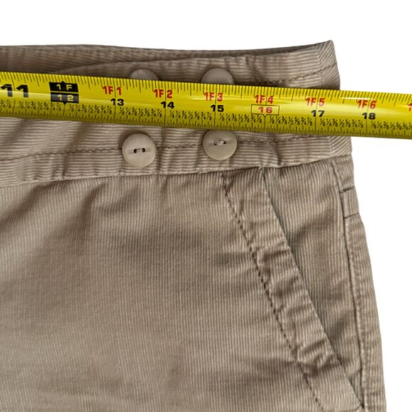 Ann Taylor Loft Beige Corduroy Wide Leg Pants Size 10 - Picture 9 of 13